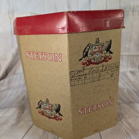 STETSON Vintage Norfloc Grey SFH1335 Fedora Hat Size Medium - Picture 9 of 11